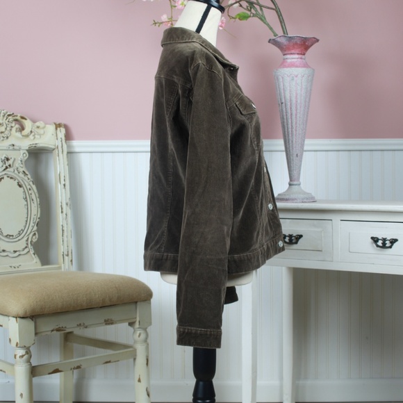 Old Navy Chocolate Corduroy XL - Picture 2 of 6